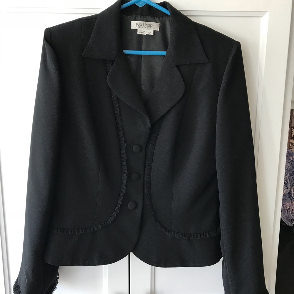 Kay Unger NY perfect black suit